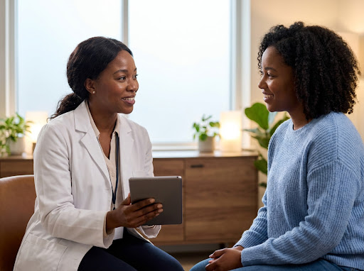 Nigerian women and families in community
